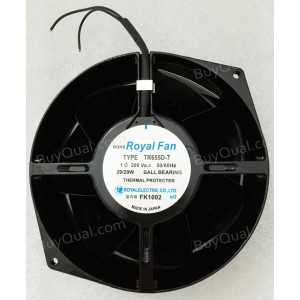 Royal TR655D-7 200V 29W 2wires Cooling Fan - New