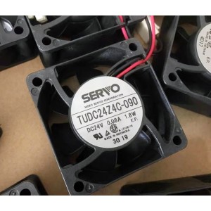 SERVO TUDC24Z4C-090 24V 0.08A 1.8W 2wires Cooling Fan