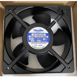 Tesoer TXA72S-205B2H 230V 0.9A 95W 2wires Cooling Fan 