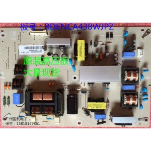Sharp RDENCA438WJPZ PLHC-J101A 3PCGC1003A-R Power supply board