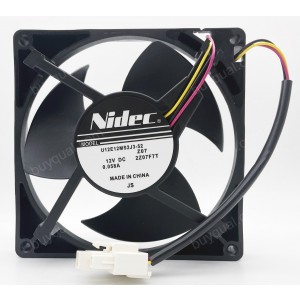 Nidec U12E12MS2J3-52 12V 0.058A 3wires Cooling Fan 