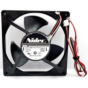 NIDEC U12E12MS7D3-52Z32 12V 0.09A 3wires Cooling Fan 