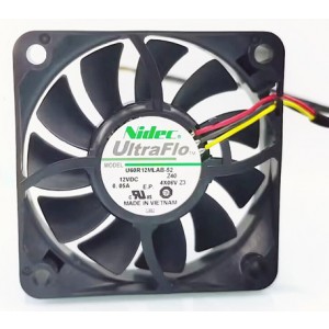 Nidec U60R12MLAB-52 12V 0.05A 3wires Cooling Fan 