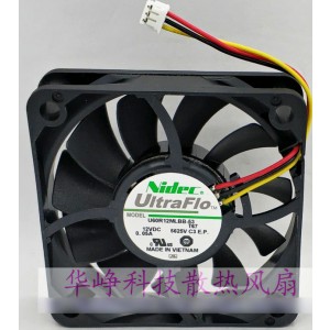 NIDEC U60R12MLBB-53 12V 0.06A 3wires Cooling Fan 