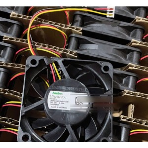NIDEC U60R24MS2DB-53J29 24V 0.05A 3wires Cooling Fan 