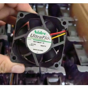 Nidec U60T12MUA7-53 12V 0.16A 3wires Cooling Fan