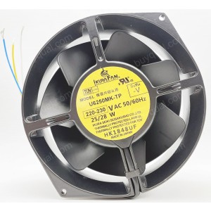 IKURA FAN U6250MK-TP 220/230V 25/28W 3wires Cooling Fan