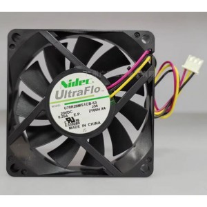 Nidec U70R20MS1CB-53 20V 0.25A 3wires Cooling Fan 