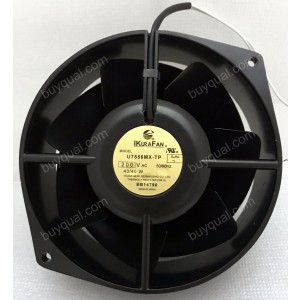 IKURA FAN U7556KG1X-TP 220V 43/40W 2wires Cooling Fan