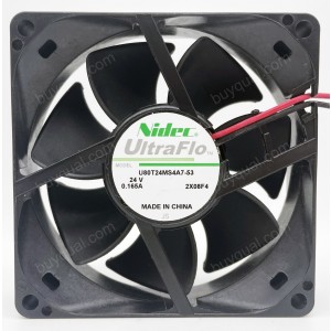 Nidec D08T-24PU 24V 0.13A 2wires cooling fan