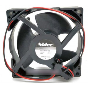 NIDEC U92C12MS2A3-51 12V 0.09A 2wires Cooling Fan