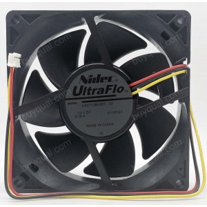 NIDEC U92T12MGB7-53 12V 0.18A 3wires Cooling Fan