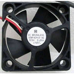 Panasonic UDQF42H16-AE 9V 0.06A 2wires Cooling Fan 