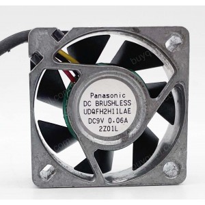 Panasonic UDQFH2H11LAE 9V 0.06A 3 wires Cooling Fan