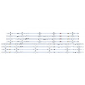 Sanyo UDULEDLXT005 UDULEDLXT006 LB55084 V0_01 LB55084 V1_01 55W6S1P 55W5S1P LED Backlight Strips (8 Strips)