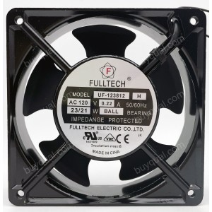 FULLTECH UF-123812 UF-123812H 120V 0.22A 23/21W 2wires Cooling Fan