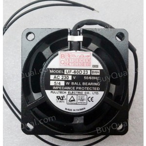 FULLTECH UF-60D23 BWH UF-60D23BWH 230V 5/4W 50/60Hz 2wires Cooling Fan