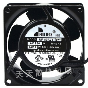 FULLTECH UF-80A23 UF-80A23BWH UF-80A23BTH 230V 14/12W Cooling Fan