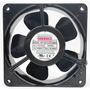 MECHATRONICS UF12A12/23 115/230V 23/19W 4wires Cooling Fan 