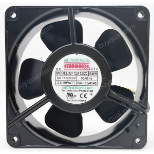 MECHATRONICS UF12A12/23 115/230V 23/19W 3wires Cooling Fan 