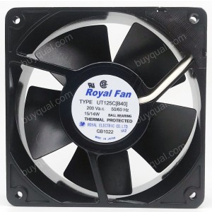 Royal UT125C[B40] 200V 15/14W Cooling Fan