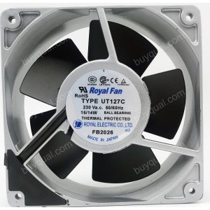 Toyo UT127C 230V 15/14W Cooling Fan
