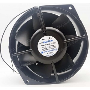 Royal Fan UT655D-TP UT655D-TP[B56] UT655D-TP[F15] 200V 43/40W 2wires Cooling Fan