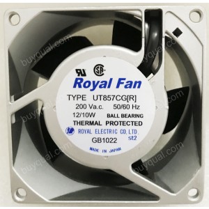 Royal UT857CG [R]  200V 10/12W Cooling Fan