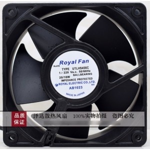 Royal Fan UTLHS456C 220V 20/18W Cooling Fan 