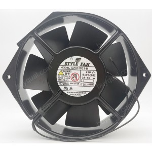 STYLE FAN UZS15D23-M 230V 35/33W 2wires Cooling Fan