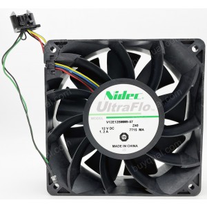 NIDEC V12E12BMM9-57 12V 1.2A 4wires Cooling Fan