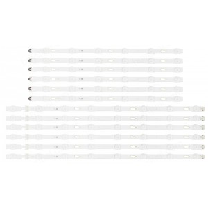 Samsung V5DU-550DCA-R1 V5DU-550DCB-R1 BN96-34795A BN96-34796A LED Backlight Strips - 12 Strips