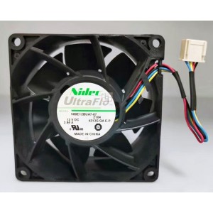Nidec V80E12BUA7-07 12V 2.84A 4wires Cooling Fan
