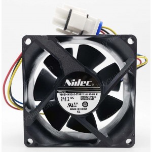 Nidec V80E14MS2A3-57A611 V80E14MS2A357A611 13.6V 0.16A 4wires Cooling Fan - Original New