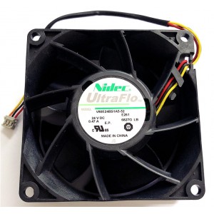 Nidec V80E24BS1A5-52 24V 0.47A 3wires Cooling Fan - Original New