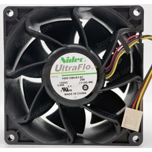 Nidec V92E12BUA7-07 12V 3.24A 4wires Cooling Fan - Picture need
