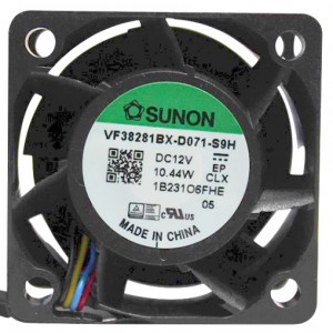 SUNON VF38281BX-D071-S9H 12V 10.44W 4wires Cooling Fan 