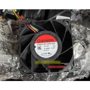 SUNON VF60381BX-Q099-S9H 12V 31.80W 4wires Cooling Fan
