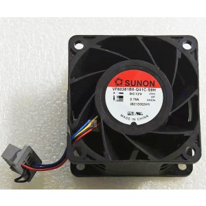 SUNON VF60381BX-Q41C-S9H 12V 2.75A 4wires Cooling Fan