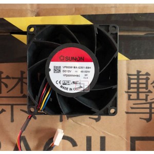SUNON VF80381BX-Q281-S9H 12V 40.02W 4wires Cooling Fan