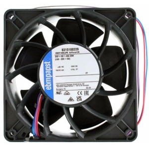 Ebmpapst VWCF120KJJPS 8315100229 24V 1.25A 30W 4wires Cooling Fan 