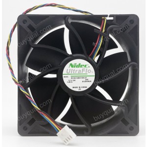 NIDEC W12E12BS11B5-07 12V 1.65A 4wires Cooling Fan