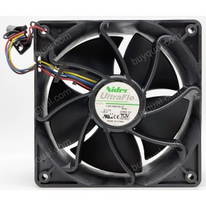 Nidec V12E12BS1B5-07 12V 1.85A 4wires Cooling Fan