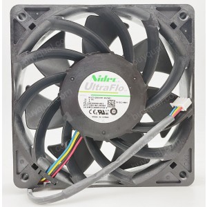 Nidec W12T12BS1M7-20Z041 32030099-001 12V 1.8A 4wires Cooling Fan 