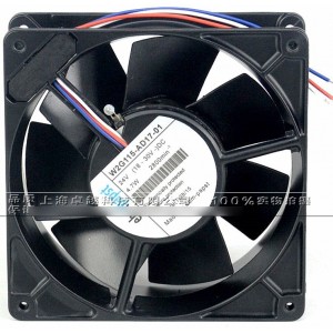 Ebmpapst W2G115-AD17-01 12V 4.7W 2wires Cooling Fan