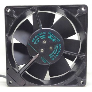 Ebmpapst W2G115-AD17-22 24V 5.5W 3wires cooling fan