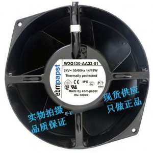 Ebmpapst W2G130-AA33-01 24V 14W 2wires Cooling Fan