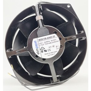 Ebmpapst W2S130-AA03-23 230V 45/38W 2wires Cooling Fan - Original New