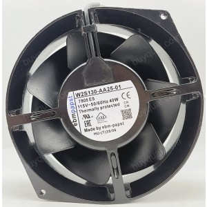 Ebmpapst W2S130-AA25-01 7805ES 115V 40W 2wires Cooling Fan - New 