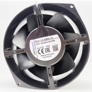 Ebmpapst W2S130-AB03-15 230V 45/39W 2wires Cooling Fan 